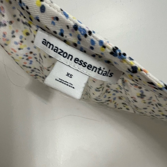 Amazon Essentials White Buttoned Tie Front Sundress - Picture 3 of 4